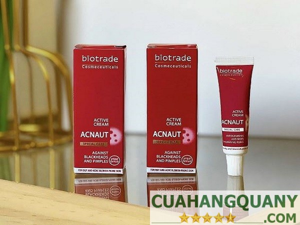 Thành phần của kem bôi mụn Biotrade Acnaut Active