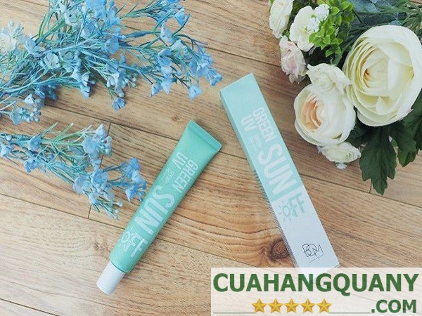 Những lưu ý khi sử dụng kem chống nắng B.O.M Green UV Sun Off SPF50+