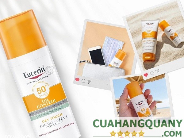 Những lưu ý khi sử dụng kem chống nắng kiểm soát nhờn Eucerin Sun Gel Cream Acne Oil Control SPF 50+