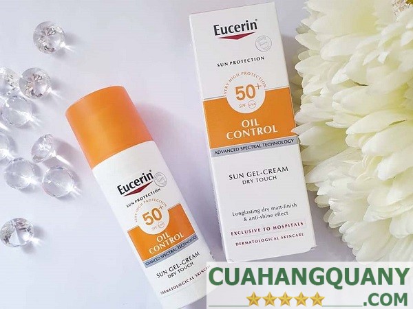 Thành phần của kem chống nắng kiểm soát nhờn Eucerin Sun Gel Cream Acne Oil Control SPF 50+