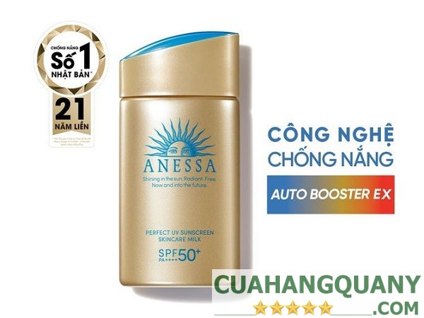 Thành phần của sữa chống nắng Anessa dưỡng da kiềm dầu