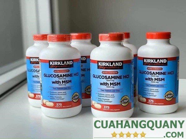 Thành phần của viên uống Glucosamine Kirkland HCL & MSM