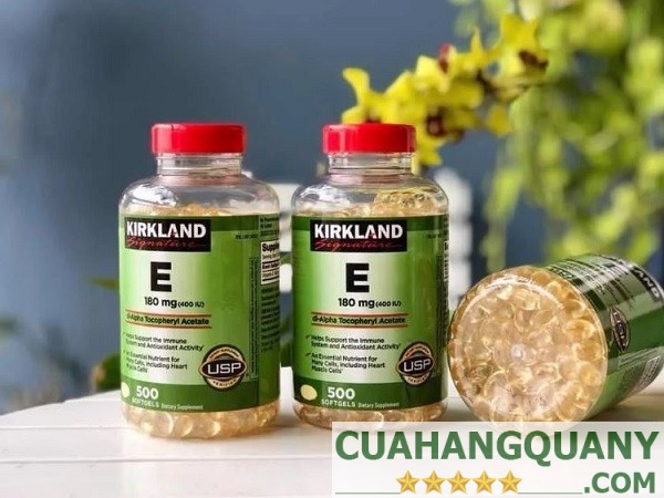 Hướng dẫn sử dụng Kirkland Signature Vitamin E 400 IU