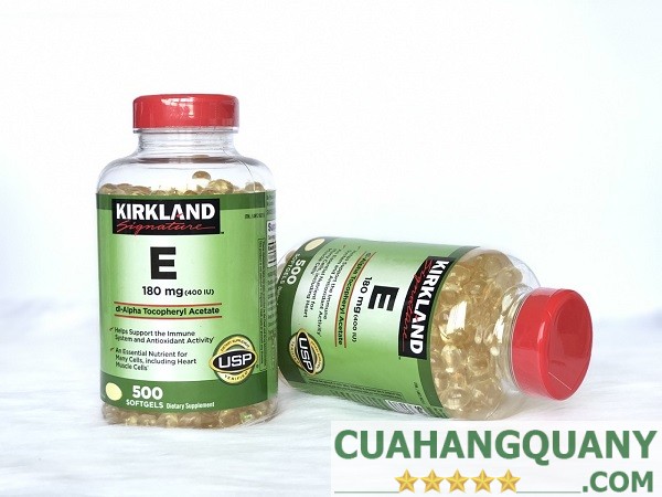 Thành phần của Kirkland Signature Vitamin E 400 IU