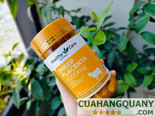 Thành phần của viên uống nhau thai cừu Úc Healthy Care Sheep Placenta