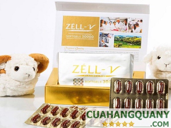 Hướng dẫn sử dụng nhau thai cừu Zell V Platinum Plus 30000mg