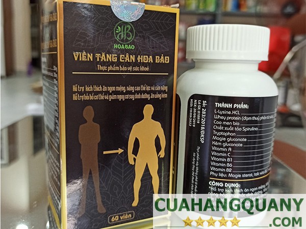 Hướng dẫn sử dụng thuốc tăng cân Hoa Bảo