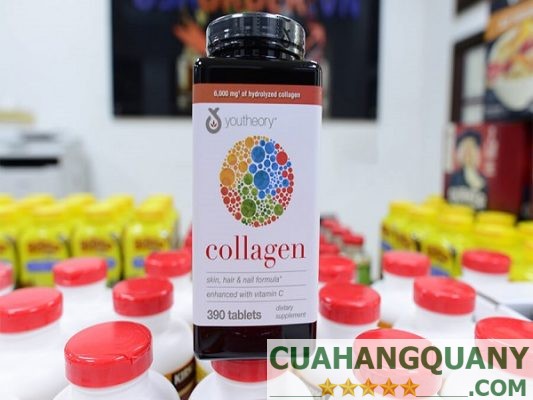 Viên uống Collagen Mỹ Youtheory giúp giữ gìn tuổi xuân