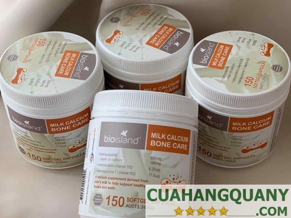 Những lưu ý khi sử dụng viên Canxi Milk Calcium Bone Care Bio Island