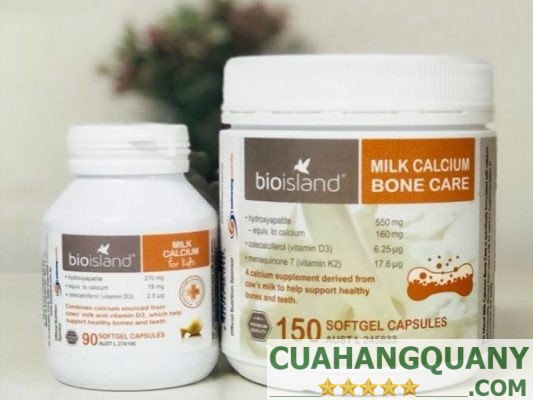 Viên uống Canxi Milk Calcium Bone Care Bio Island