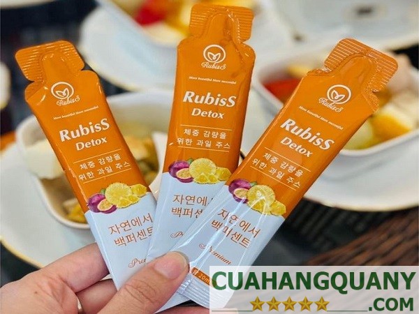 Thành phần chính của nước giảm cân Rubiss Detox