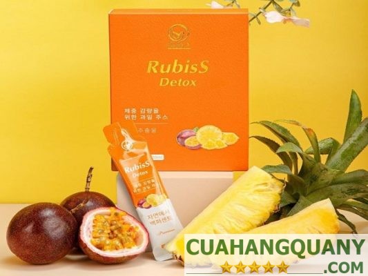 Nước giảm cân Rubiss Detox an toàn và hiệu quả nhanh