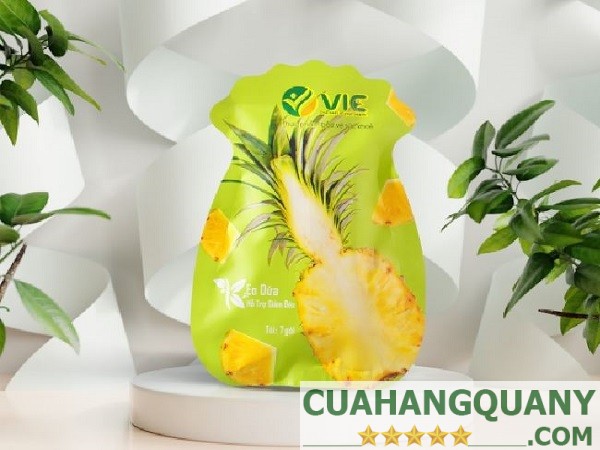 Thành phần chính của kẹo dứa giảm cân Vic Organic